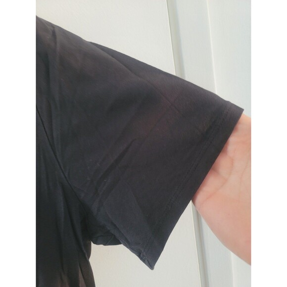 TESLA Mens Size Large Black Logo Graphic Short Sleeve T-Shirt 100% Cotton - Picture 4 of 8